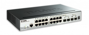 Prepínač D-Link DGS-1510-20 16xGbit + 2xSFP + 2xSFP +