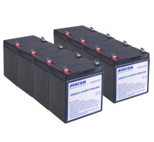 Batériový kit AVACOM AVA-RBC43-KIT náhrada pre renováciu RBC43 (8ks batérií)